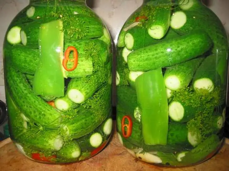 Огурцы маринованные по - болгарски Огурцы маринованные по - болгарски
