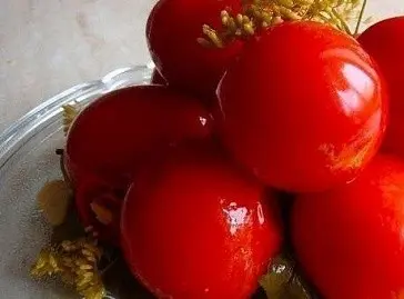 Маринованные помидоры (сладкие) Маринованные помидоры (сладкие)