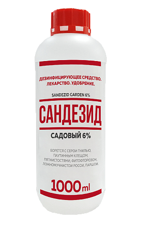 Дезинфицирующее средство для теплиц и растений Сандезид садовый 6% АГРОМЕРА 1000 мл