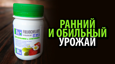 Удобрение для клубники Фульвохелат- К - S с фульвокислотами, хелатами и микроэлементами 60 мл