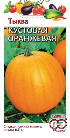 Семена тыквы Кустовая Оранжевая 1г/Гавриш/