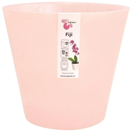 Горшок для цветов Фиджи Орхид 1,6л розовый перламутр 