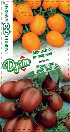 Семена томата Монисто Шоколадное+Монисто янтарное
