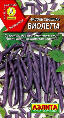 Семена фасоли Виолетта овощная