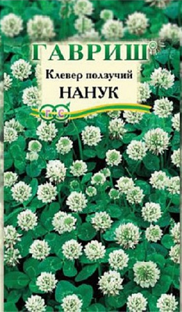 Семена клевера ползучего белого "Нанук" 20г