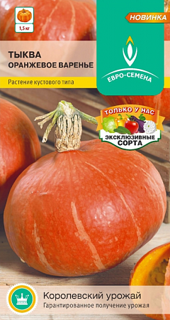 Семена тыквы Оранжевое варенье 5шт/Евро Семена/