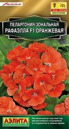 Семена пеларгонии Рафаэлла Оранжевая