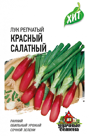 Семена лука на зелень репчатый Красный салатный