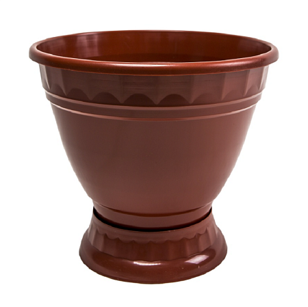 Кашпо №11 15л терракот с поддоном