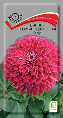 Семена циннии Бордо 0,4г